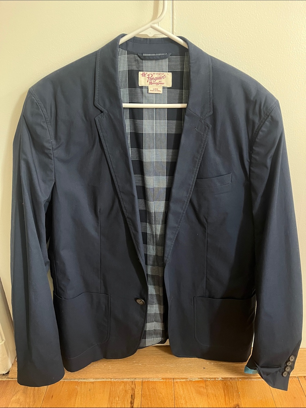 Original Penguin Navy Lightweight Shirt Jacket